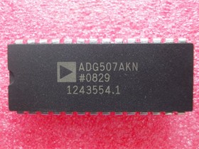 Фото 1/2 ADG507AKN, 8-канальный аналоговый мультиплексор
