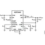 ADP2443ACPZN-R7, Преобразователь постоянного тока 4.5В до 36В синхронный ...
