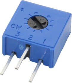 Фото 1/2 M63X102KB40, Trimmer Resistors - Through Hole 3/8"SQ 1Kohms 10% Single Turn Cermet