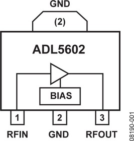 Фото 1/3 ADL5602ARKZ-R7, РЧ-усилитель ВЧ/ПЧ диапазона 50 МГц - 4.0 ГГц