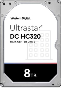 Фото 1/3 Жесткий диск WD SATA-III 8TB 0B36452 HUS728T8TALE6L4 Desktop Ultrastar DC HC320 (7200rpm) 256Mb 3.5"