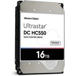 Жесткий диск WD SAS 3.0 16TB 0F38361 WUH721816AL5204 Server Ultrastar DC HC550 ...