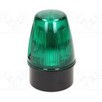 LED100-05-04, LED100 Series Green Flashing Beacon, 40 → 380 V dc, 85 → 285 V ac ...