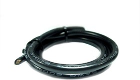 Провод силиконовый 8AWG 8 мм кв (8.3 мм2 ) 1 м (черный)