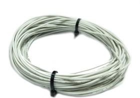 Провод силиконовый 22AWG 0,35 мм кв 10 м (белый)