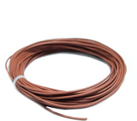 Провод гибкий силиконовый AWG 26 (0,12 мм кв) коричневый 10 м