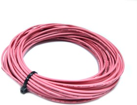 Провод силиконовый 24AWG 0,2 мм кв 10 м (розовый)