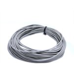 Провод гибкий силиконовый AWG 26 (0,12 мм кв) серый 10 м