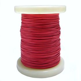 Провод силиконовый 30AWG 0,05 мм кв катушка 100 м (красный)
