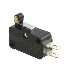 D2RV-L22, Basic / Snap Action Switches Short Hinge Rllr Lvr Reed 0.1A SPST-NO