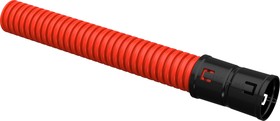 CTG12-040-K04-050-R, Труба гофрированная двустенная 40мм красная (50м)