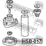 HSB-017, Проставка пружины верхняя