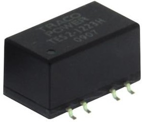 TES 2-1222H, Isolated DC/DC Converters - SMD Product Type: DC/DC; Package Style: SMD; Output Power (W): 2; Input Voltage: 12 VDC +/-10%; Out