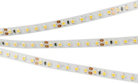 Гибкая лента LUX, светодиоды 2X smd 3528, 120шт/м (600шт на 5м), белая плата 8мм, скотч 3М. Цвет БЕЛЫЙ 5800-6500K. Питание 24В, мощность 9,6