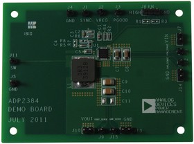 Фото 1/2 ADP2384-EVALZ, Evaluation Board, ADP2384, Step-Down DC/DC Regulator, Synchronous, 20 V, 4 A Out
