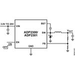 ADP2301AUJZ-R7, Преобразователь постоянного тока 20В 1.2А асинхронный понижающий