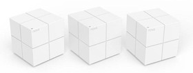 Фото 1/3 MW6(3-pack), Tenda MW6 (3-pack) Домашняя гигабитная Wi-Fi Mesh система АС2100, до 300 Мбит/с на 2,4 ГГц + до 867 Мбит/с на 5 ГГц