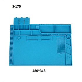 Photo 1/4 S-170, Mat for soldering heat-resistant silicone 480*318 mm