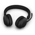 Jabra Evolve2 65 Wireless Headset, Link380c MS Stereo Black ...