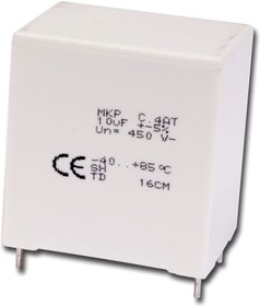 C4ATGBW4680A3GJ, 6.8µF Polypropylene Capacitor PP 275 V ac, 450 V dc ±5% Tolerance Through Hole C4AT Series