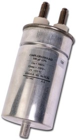 Фото 1/2 C44PLGR6100AASJ, 100µF Polypropylene Capacitor PP 330 V ac, 700 V dc ±5% Tolerance Screw Mount C44P Series