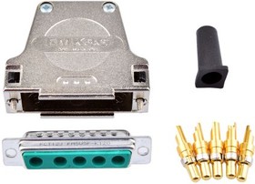 FMK3G-5W5PA-5938 / 1731140089, A MOLEX COMPANY, FMK Cable Mount, 5 Pin D-sub Connector Plug, Shell Size B Mixed Contact D-Sub