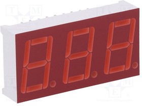 Фото 1/2 LTM-8522HR, Дисплей LED, 7-сегментный, 14,22мм, красный, 0,8-2,4мкд, II.зн 3