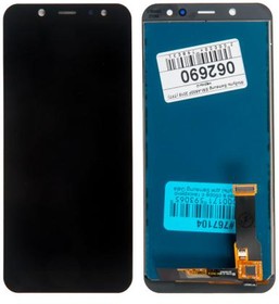 (A600F) дисплей в сборе с тачскрином (модуль) для Samsung Galaxy A6 (SM-A600F) (2018), черный TFT с регулировкой яркости