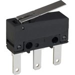 SS-01GLPT, Basic / Snap Action Switches 0.1A Hinge lever #110 Quick connect