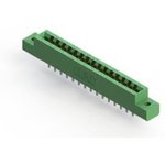 306-015-520-102, Card Edge Connector, Socket, Straight, Contacts - 15, Rows - 1