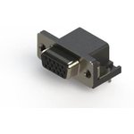 634-015-263-032, D-Sub Receptacle - 15 Contacts - 90° PC Pin - Two Prong ...