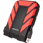 Жесткий диск внешний ADATA HD710 Pro AHD710P-2TU31-CRD 2TB 2.5" USB 3.1, IP68, Shock Sensor, Red, Retail