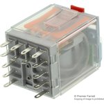 C4-A40X/120VAC, RELAY, 4PDT, 250VAC, 30VDC, 10A