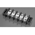 1546671-8, Barrier Terminal Blocks .437 DOUBLE ROW 8P W/ WIRE CLAMP