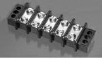 1546671-8, Barrier Terminal Blocks .437 DOUBLE ROW 8P W/ WIRE CLAMP