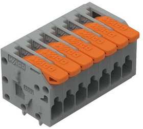 2601-1107, TERMINAL BLOCK, WIRE TO BRD, 7POS, 16AWG