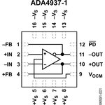 ADA4937-1YCPZ-R7, Драйвер дифференциальный АЦП низкими искажениями