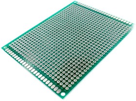 Photo 1/2 Two-sided breadboard 70 x 90 mm (Pitch:2.54)