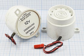 Сирена 52x43мм, 12В згс 52x43m71\ 12\105\SR4