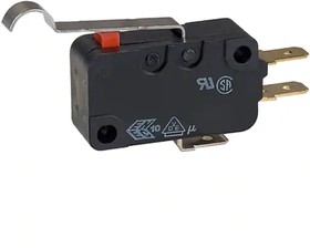D3V-11G4-1C25-K, Basic / Snap Action Switches SIM ROLLER LEVER 11A