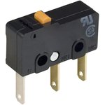 SS-01GL30PT, Switch Snap Action - 30 VDC - 0.1A.