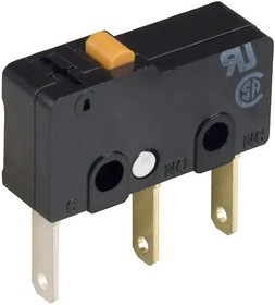 SS-01GL30PT, Switch Snap Action - 30 VDC - 0.1A.