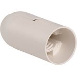 EPP20-02-02-K01, Патрон подвесной Е14 пластик белый индивидуальный пакет
