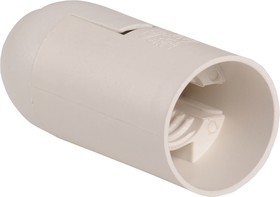 Фото 1/3 EPP20-02-02-K01, Ппл14-02-К02 Патрон подвесной пластик, Е14, белый, индивидуальный пакет, IEK