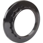 EKP10-02-02-K02, Кольцо абажурное для патрона Е27 пластик черный индивидуальный пакет