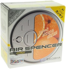 Ароматизатор на панель приборов меловой (цитрус: мандарин, апельсин, ваниль) Air Spencer EIKOSHA