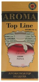 Ароматизатор подвесной пластина (№12 Nina Ricci Nina) TOP LINE