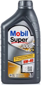 152573, Масло моторное MOBIL Super 3000 X1 Diesel 5W-40 1л. | купить в розницу и оптом