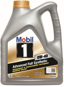 152558, MOBIL 1 0W40 4L Синтетическое масло MOBIL