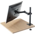 Кронштейн РЭМО_СНМ для 1 монитора &#039;К-501&#039; настол наклонно-поворотный черный